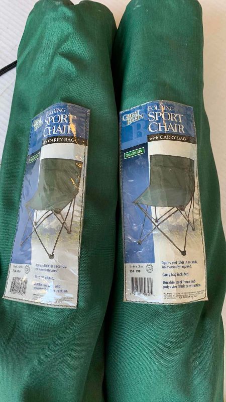 Photo 1 of 2-FOLDING SPORTS CHAIRS