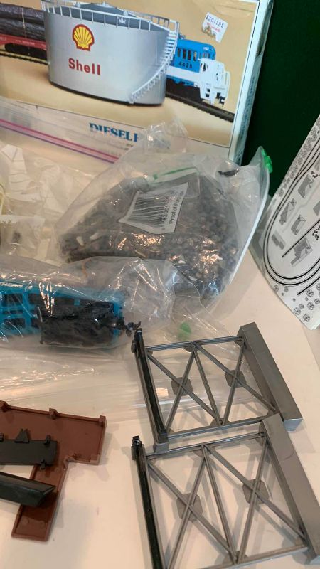 Photo 1 of HO TRAIN DIORAMA PARTS AND PIECES