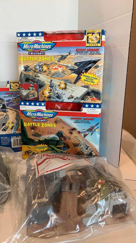 Photo 1 of MICROMACHINES BATTLE SETS