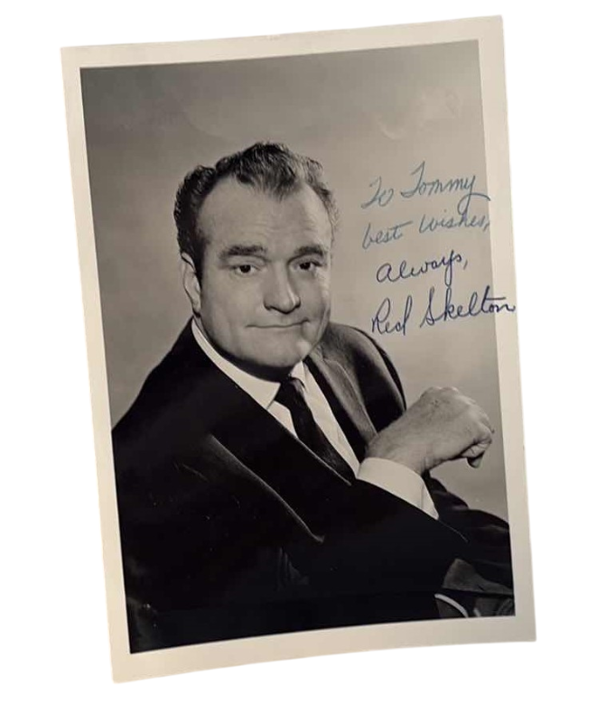 Photo 1 of AUTOGRAPHED RED SKELTON PHOTO 7" X 5"