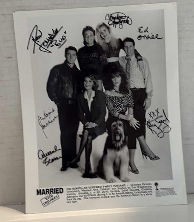 Photo 1 of AUTOGRAPHED MARRIED WITH CHILDREN CAST PHOTO 8” X 10”