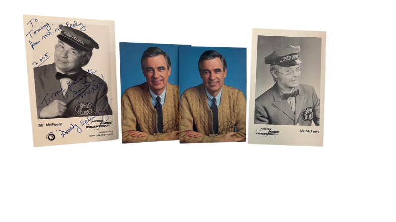Photo 1 of ASSORTED MR ROGERS SIGNED PHOTOGRAPHS