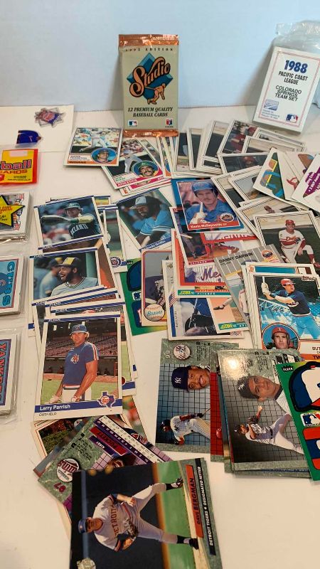Photo 1 of VINTAGE MLB BASEBALL CARDS