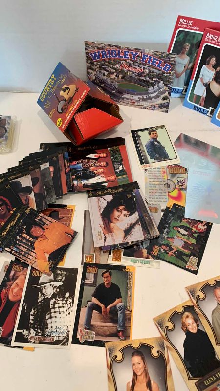 Photo 1 of COUNTRY MUSIC, AND MOVIE STAR CARDS