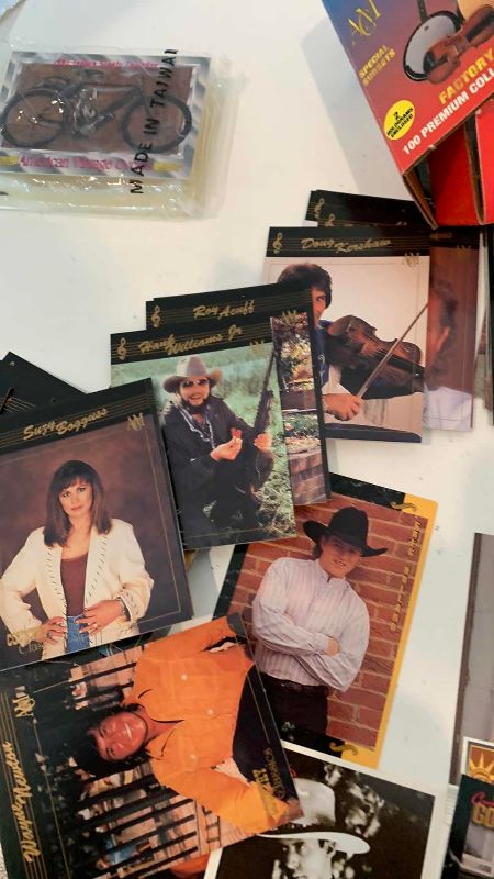 Photo 1 of COUNTRY MUSIC, AND MOVIE STAR CARDS