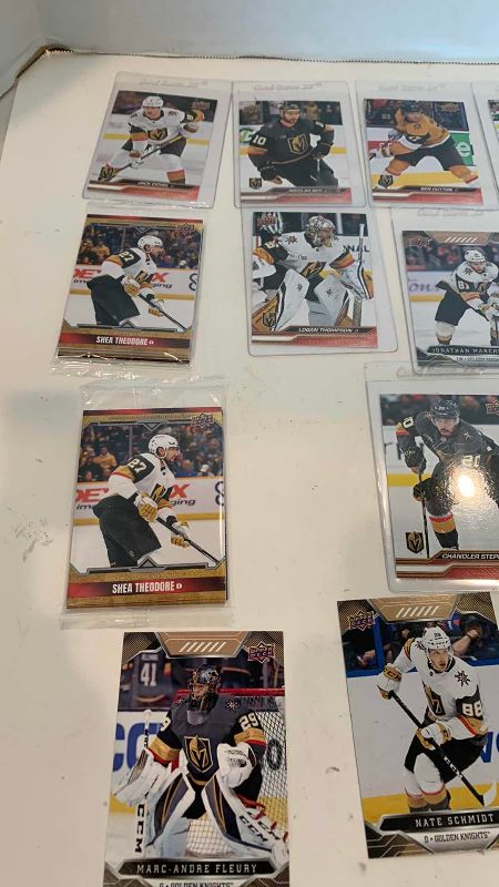 Photo 1 of NHL HOCKEY GOLDEN KNIGHTS CARDS