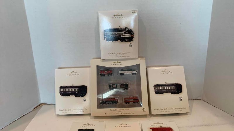 Photo 1 of HALMARK KEEPSAKE TRAIN CHRISTMAS ORNAMENTS