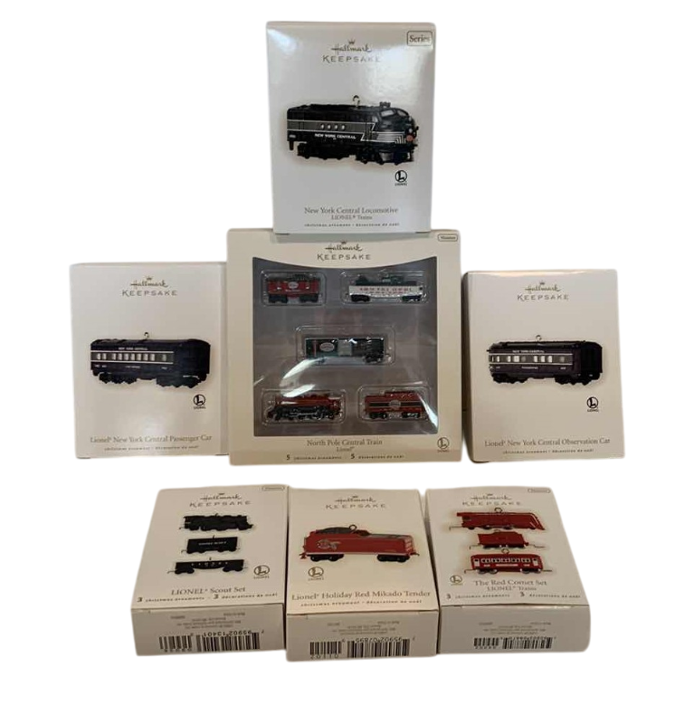 Photo 1 of HALMARK KEEPSAKE TRAIN CHRISTMAS ORNAMENTS
