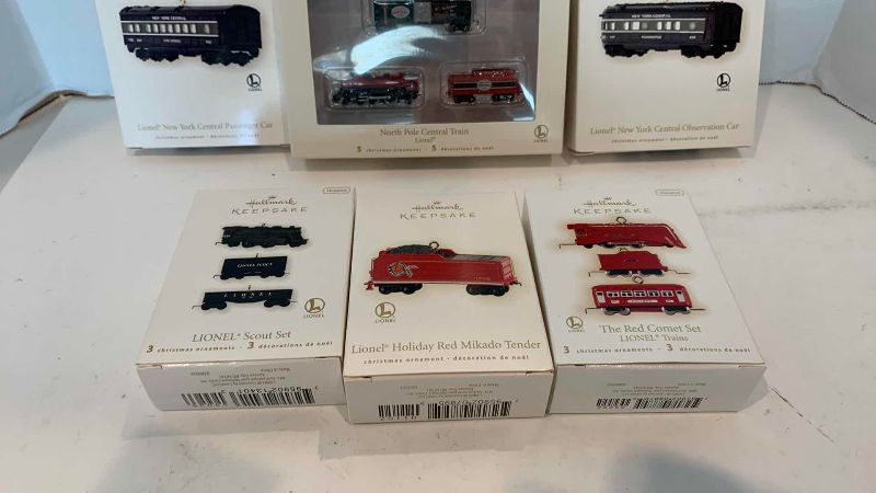 Photo 1 of HALMARK KEEPSAKE TRAIN CHRISTMAS ORNAMENTS