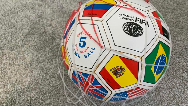 Photo 1 of 2000 SOCCER WORLD CUP COMMEMORATIVE  BALL A STUFFED ONE, AND A 1990 ROMA COCA-COLA CAN