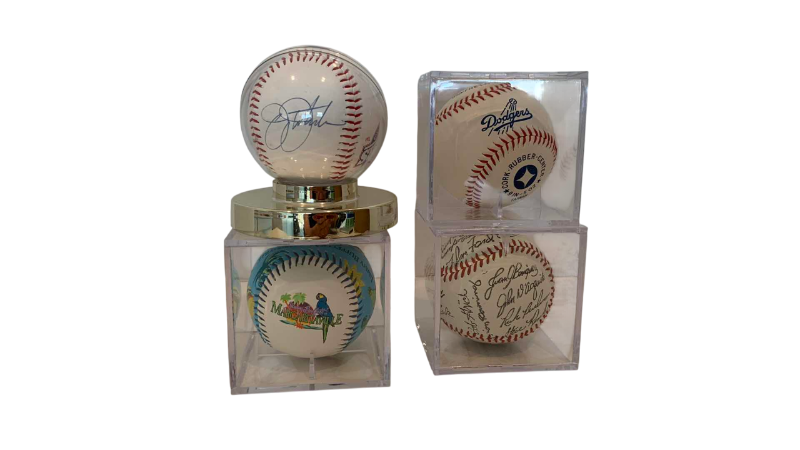 Photo 1 of 4-BASEBALLS 1 SIGNED