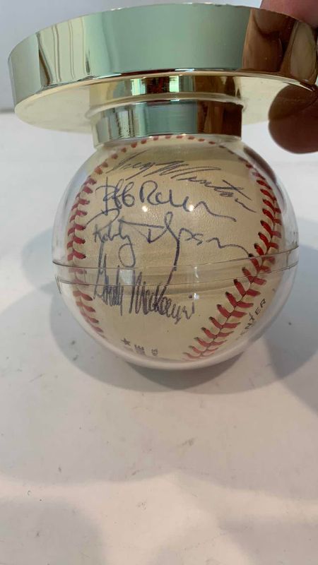 Photo 1 of 3-AUTOGRAPHED MLB BASEBALLS