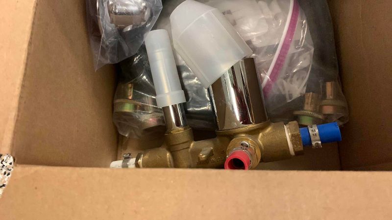 Photo 1 of PLUMBER BRASS VALVE AND PARTS