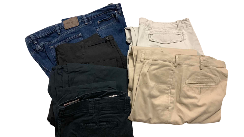 Photo 1 of MENS JEAN AND CARGO PANTS SIZE 42-44