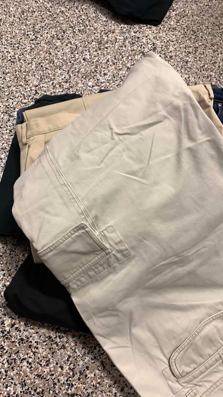 Photo 1 of MENS JEAN AND CARGO PANTS SIZE 42-44
