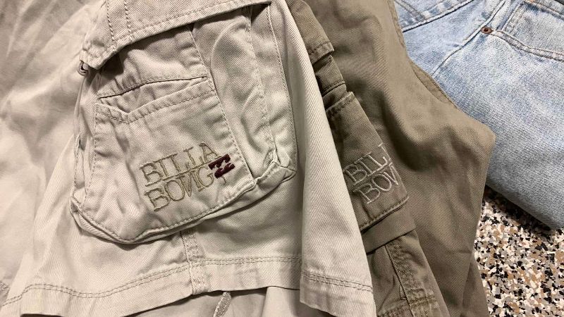 Photo 1 of 2-MENS BILLABONG CARGO SHORTS 38 AND LEVIS JEAN 36