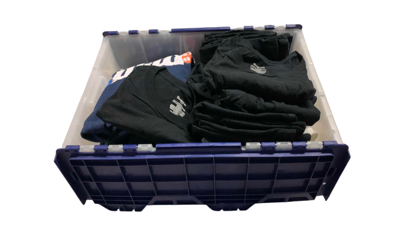 Photo 1 of CONTAINER OF MENS TSHIRTS AND SWEAT SHIRTS XXL