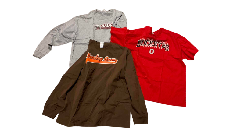 Photo 1 of COLLEGE TEAM SHIRTS XXL