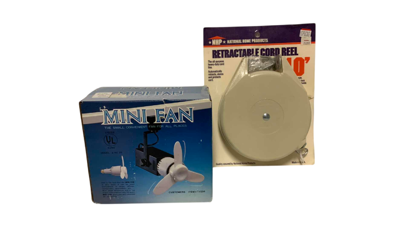 Photo 1 of LIGHT SOCKET FAN AND 40' RETRACTABLE CORD REEL