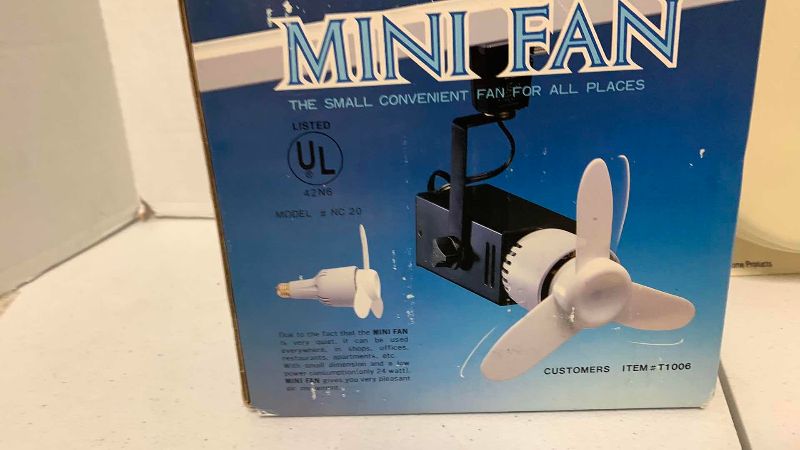 Photo 1 of LIGHT SOCKET FAN AND 40' RETRACTABLE CORD REEL