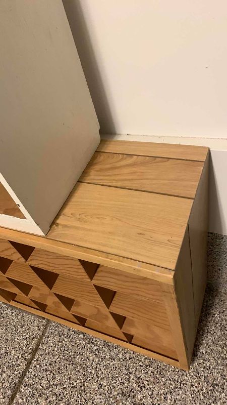 Photo 1 of 2-SHOE RACKS LARGEST IS 58” X 28”
