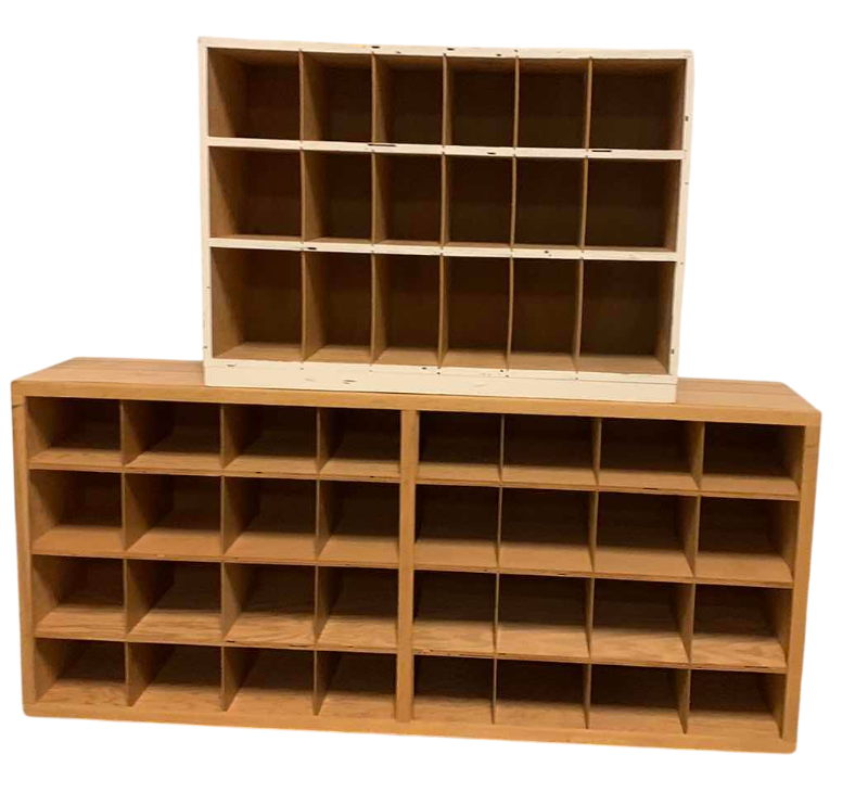 Photo 1 of 2-SHOE RACKS LARGEST IS 58” X 28”