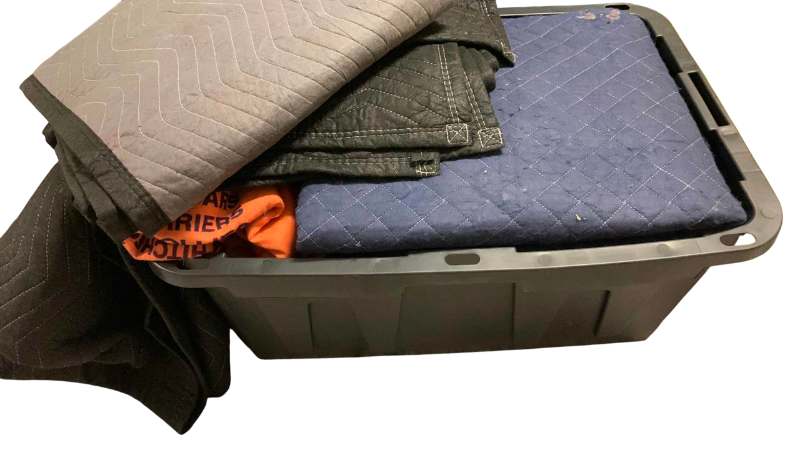 Photo 1 of TOTE OF MOVING BLANKETS