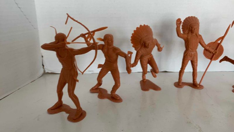 Photo 1 of 6-VINTAGE 1960’S LOUIS MARX AMERICAN INDIANS