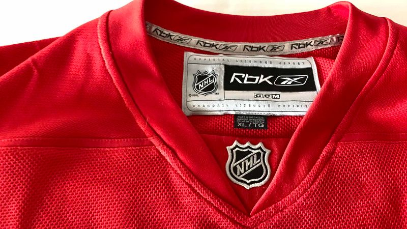 Photo 1 of NHL HOCKEY DETROIT RED WINGS DATSYUK REEBOK JERSEY