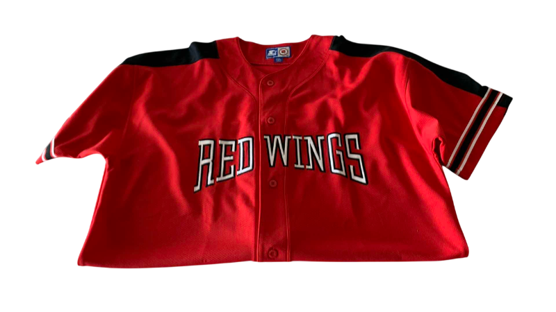 Photo 1 of NHL HOCKEY DETROIT RED WINGS BASEBALL JERSEY XXL