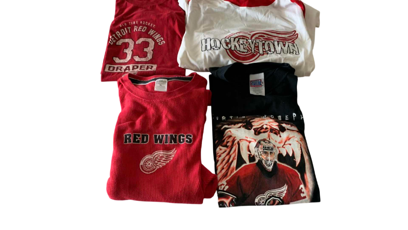 Photo 1 of NHL HOCKEY DETROIT RED WINGS SHIRTS XXL