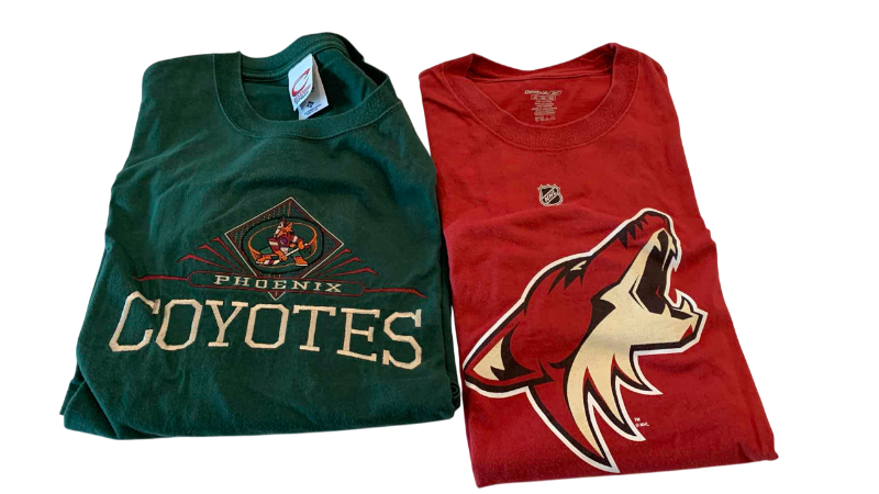 Photo 1 of NHL HOCKEY PHOENIX COYOTES TSHIRTS XXL
