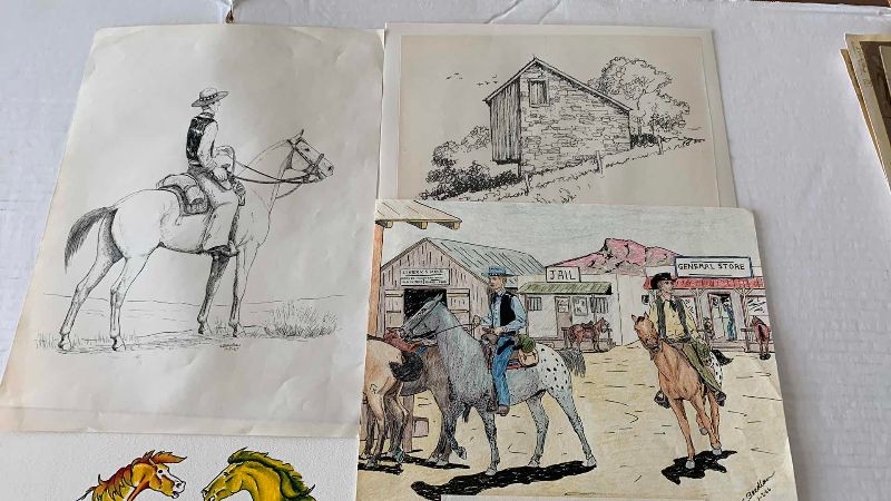 Photo 1 of VINTAGE ORIGINAL ARTWORK