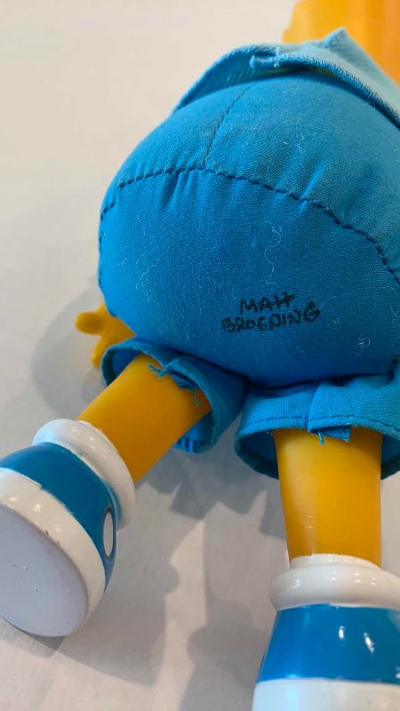 Photo 1 of VINTAGE BART SIMPSON PLUSH DOLL 11"