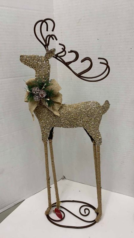Photo 1 of CHRISTMAS REINDEER STANDS DECOR 7” W 24”H
