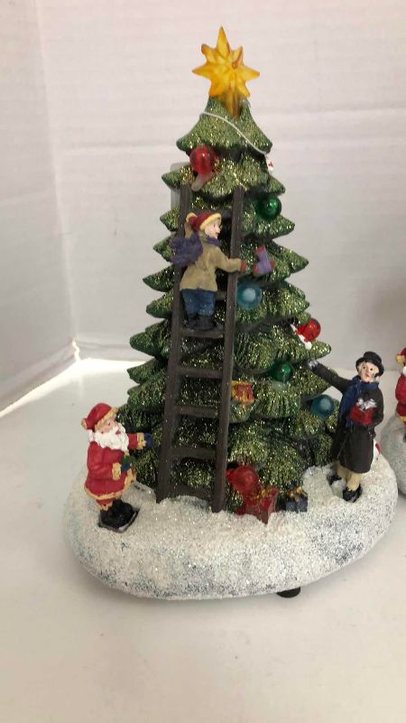 Photo 1 of 3- MUSICAL CHRISTMAS TREES 8”