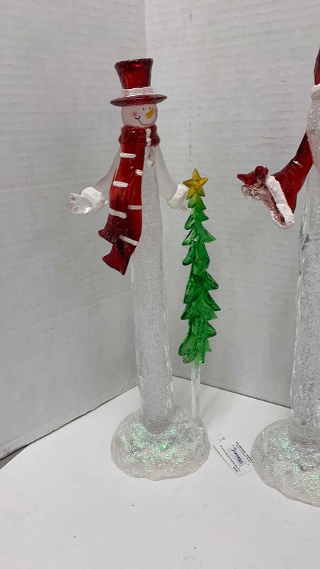 Photo 1 of CHRISTMAS ACRYLIC SANTA LIGHT UP