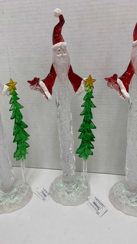Photo 1 of CHRISTMAS ACRYLIC SANTA LIGHT UP
