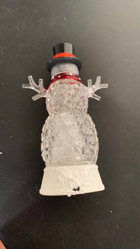 Photo 1 of CHRISTMAS LIGHT UP SNOW GLOBE SNOWMAN