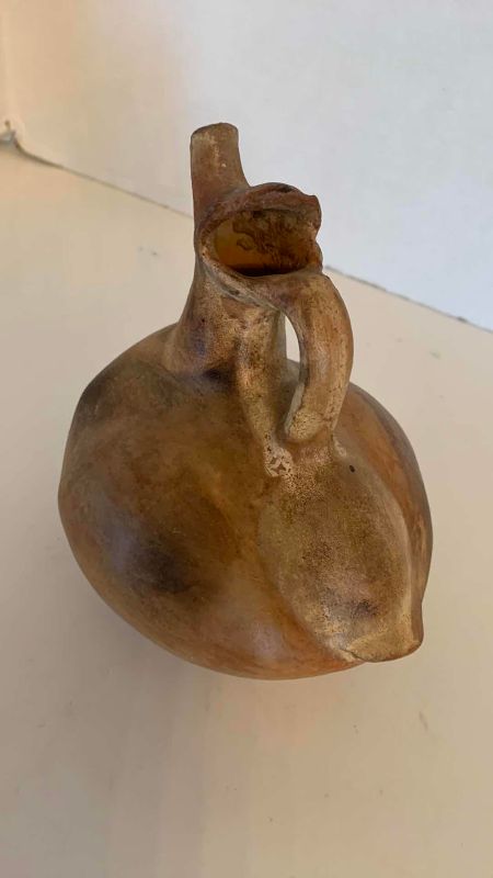 Photo 1 of PRE-COLUMBIAN STYLE ANIMAL WATER PITCHER 6”