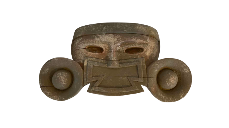 Photo 1 of WOODEN INCA STYLE MASK 14”