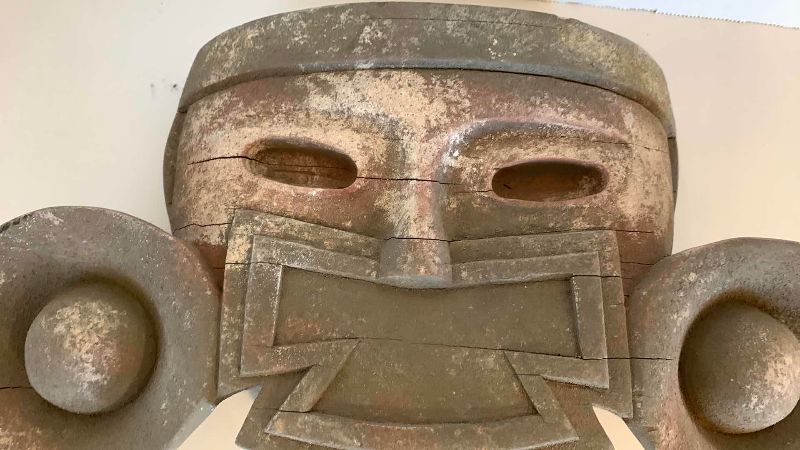 Photo 1 of WOODEN INCA STYLE MASK 14”