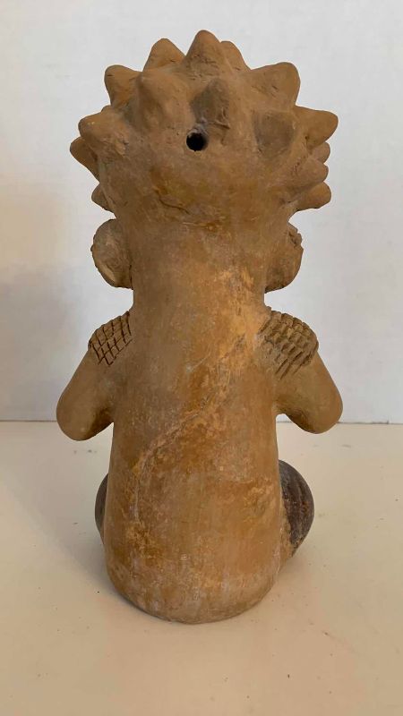 Photo 1 of PRE-COLUMBIAN STYLE CLAY FIGURE 9”