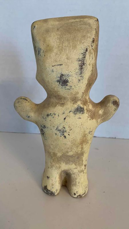 Photo 1 of PERU POTTERY FIGURE 8”
