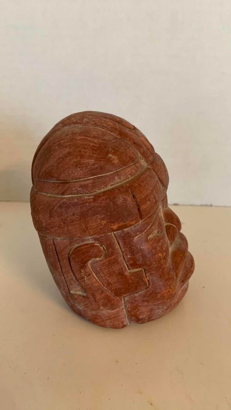 Photo 1 of CLAY OLMEC STYLE HEAD 5”