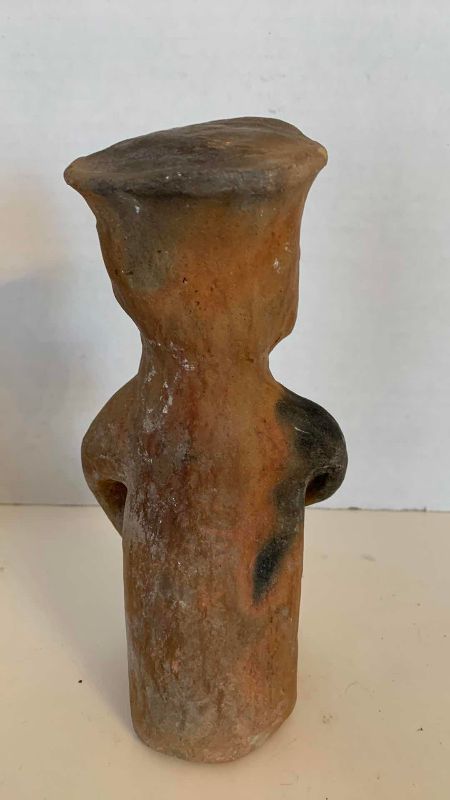 Photo 1 of PRE-COLUMBIAN STYLE MALE FIGURE STATUE 8”