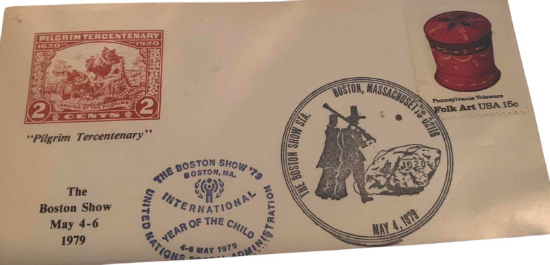 Photo 1 of 1979 PILGRIM TERCENTENARY COMMEMORATIVE STAMPS