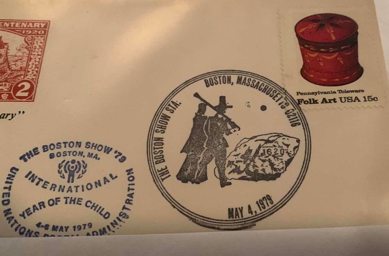 Photo 1 of 1979 PILGRIM TERCENTENARY COMMEMORATIVE STAMPS