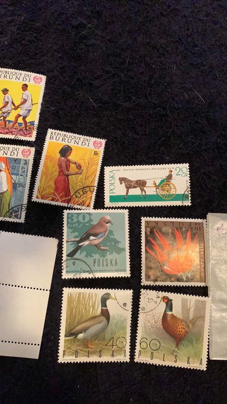 Photo 1 of STAMPS FROM THE UNITED STATES,POLAND, AND BURUNDI 1964