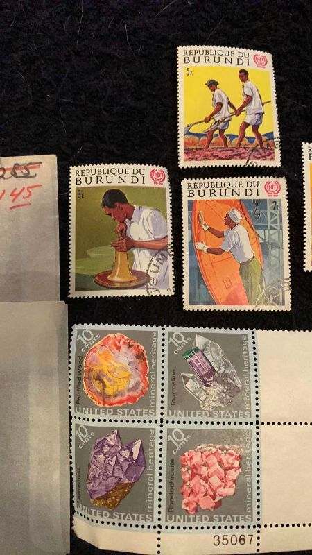 Photo 1 of STAMPS FROM THE UNITED STATES,POLAND, AND BURUNDI 1964